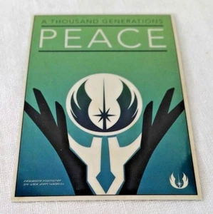 Topps 2015 Chrome Perspectives Jedi Information Guide card Peace 3 of 10 rare - Bild 1 von 2