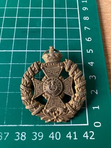 BRIGADA DE RIFLES Insignia del ejército británico - inusual pin trasero - Imagen 1 de 5