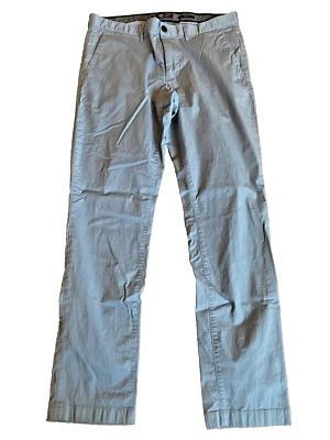 MICHAEL KORS LIGHT BLUE 33X32 PARKER SLIM FIT STRETCH PANTS - Image 1 of 4