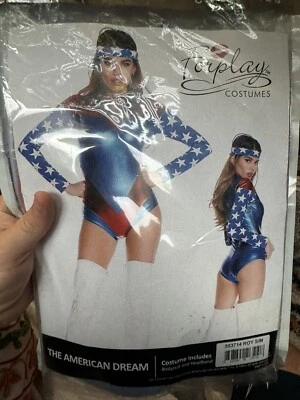 Disfraz Forplay Asombroso Sexy Sueño Americano Metálico S/M Foto 1 de 4