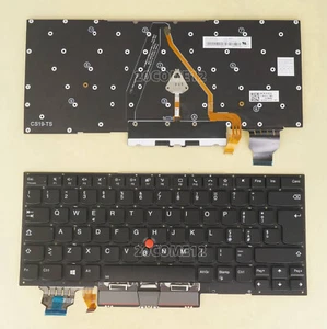 for Lenovo Thinkpad X1 carbon 7th Gen 2019 20QD 20QE Keyboard backlit Italian IT - Afbeelding 1 van 3