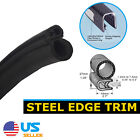 Car Door Rubber Seal Strip with Top Bulb 16ft Weather Stripping Edge Guard Trim