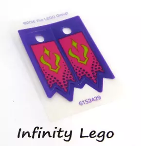 LEGO Transparent Elves Banner Flag for Sets 41179 & 41180 (Sheet of 2) 26750 - Imagen 1 de 2