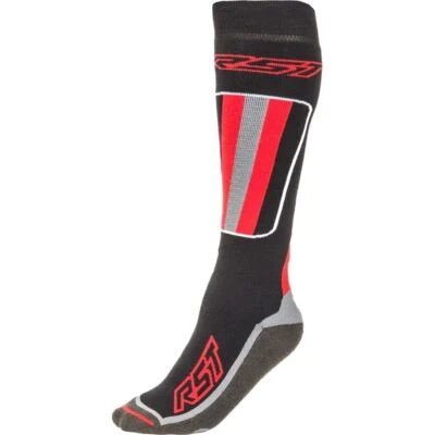 RST Tour Tech Motorcycle Motorbike Socks Black / Red