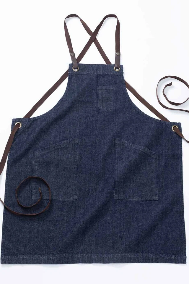 Edwards Unisex 3 Pocket Cross-Back Bib Apron - 9097 FREE SHIPPING! - Image 1 of 1