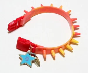 American Girl Puppe Haustier Hund Stachelhalsband nur weich mehrfarbig Stacheln Schnalle Clip - Bild 1 von 3