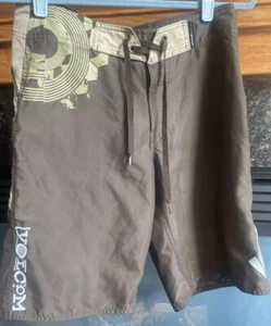 Volcom Board Shorts Mens 30 Mod-Tech Browns Swim Shorts - Picture 1 of 8