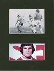 Pat Rice Signed 10X8 Picture Display Arsenal Fc Legend Coa