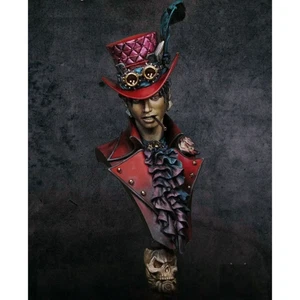 1/10 BUST Resin Steampunk Model Kit Magician Leprechaun Artist Unpainted - Picture 1 of 3