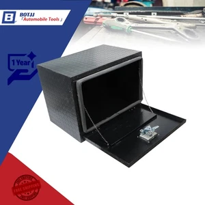 24 Inch Aluminum Diamond Plate Tool Underbody Box with T-Handle Lock & Keys - Picture 1 of 10