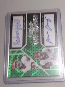 2024 Leaf Eclectic Rodney Hill & Andrew Armstrong Duo-Graphics Auto /5 Arkansas - Picture 1 of 2