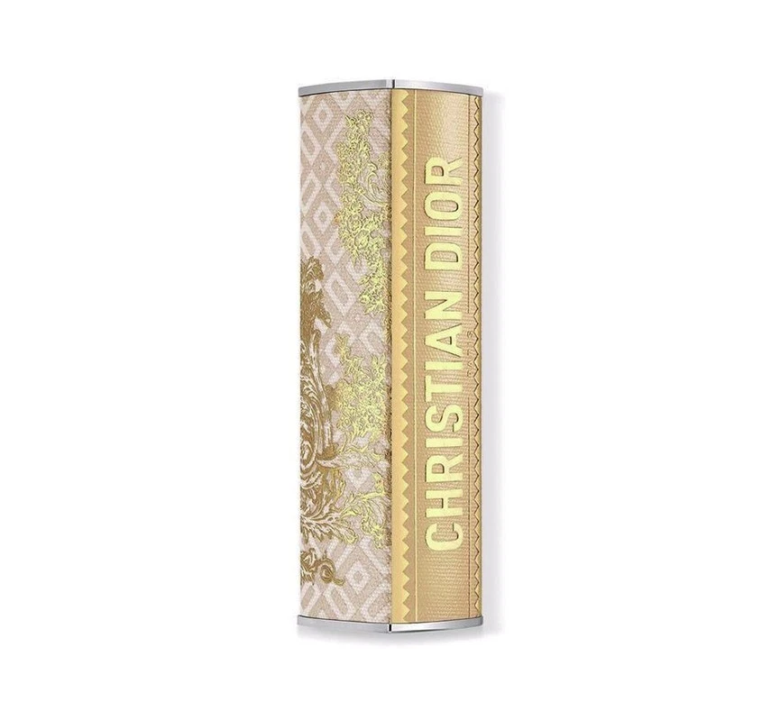 Homestreet Lippenstiftetui Aus Seidenbrokat – Mit Spiegel, Hartes Case, Einteilig | Schützt Lippenstift In Der Tasche, Geschenkidee