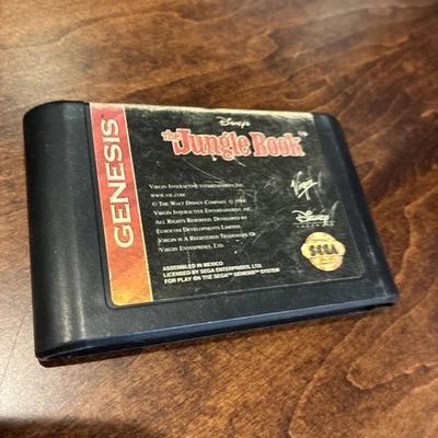 Disney's The Jungle Book (Sega Genesis, 1994) Tested & Working - Cartridge Only! - Image 1 of 3