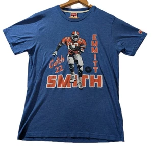 Homage Emmitt Smith Catch 22 Graphic T-Shirt Blue Small NFL Retro Tee - Picture 1 of 9