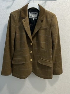 Joules Arabella Hacking Tweed Jacket Hapwell Twedd Brown Size 12 - Picture 1 of 10