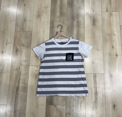 Keith Haring Uniqlo Striped Shirt White And Gray Size Youth Large - Image 1 of 4