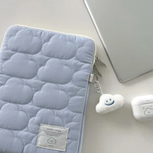 Cute Clouds Laptop Bag Shockproof Tablet Bag Protective Cover Laptop Bag Women - Afbeelding 1 van 22