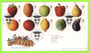 G.B. Obst & Gemüse 2003 Set Royal Mail Ersttagsbrief, Tallents House - Bild 1 von 1