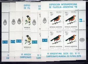 SOCCER W/CUP '78 - ARGENTINA, YV # 1123/7 x 4, COMPLETE SET, MNH - Picture 1 of 1