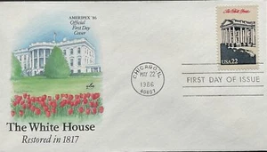 Artcraft 2219 The White House The Presidents Home AMERPEX 86 - Imagen 1 de 1