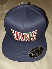 VANS SVD University Hat Adult Mens Snapback Flexfit 110 Blue Vn0a3i6htni