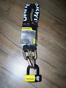 Kryptonite New York Fahgettaboudit Chain Lock Series 1410 10/10 Security Rating - Picture 1 of 3