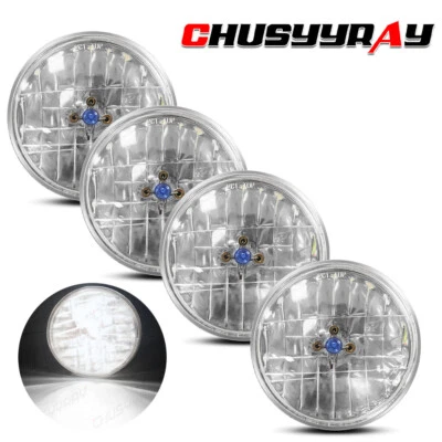 Promoción para Chevrolet Impala 1962-1976 4 piezas 5 3/4 5,75" faros LED alto/bajo DRL Foto 1 de 4