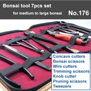 8 piece tool set / Japanese Kaneshin Bonsai Tools #177 Medium to Large bonsai - Picture 1 of 12