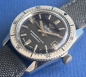 Vintage 1970s Sheffield automatic dive watch, running strong, uncommon - Picture 1 of 6