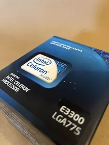 Intel BX80571E3300 SLGU4 Celeron Processor E3300 1M Cache, 2.50 GHz, 800 MHz FSB - Picture 1 of 6