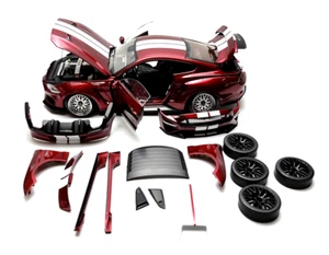 DM 1:18 Ford Mustang GT 2019 Limited Edition Scale Model Car Red NIB - Picture 1 of 5