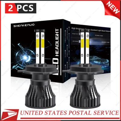 For MAZDA TRIBUTE 2001-2006 2X H4 9003 Led headlight Bulbs High/Low Beam 6000K - Image 1 of 4
