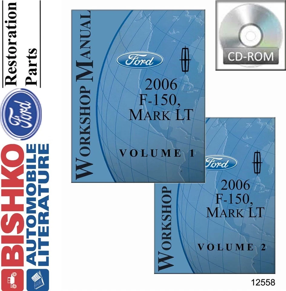 Ford F-150 Lincoln Mark LT 2006 manual de reparación de taller CD motor transmisión Foto 1 de 1