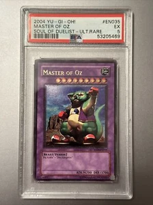 1x YUGIOH ULTIMATE RARE MASTER OF OZ SOD-EN035 EX 2004 PSA 8 Name Misprint - Picture 1 of 3