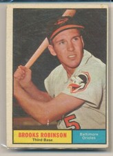 1961 Topps #10 Brooks Robinson Good-Very Good