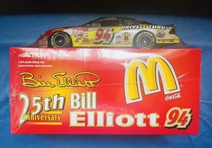 NEW!! Action BILL ELLIOTT 25th Anniversary McDonald's/Coca-Cola NASCAR Race Car - Picture 1 of 11