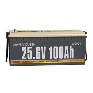 24V 100Ah LiFePO4 Deep Cycle Lithium Battery 2560Wh 100A BMS for Solar RV Boat - Picture 1 of 10