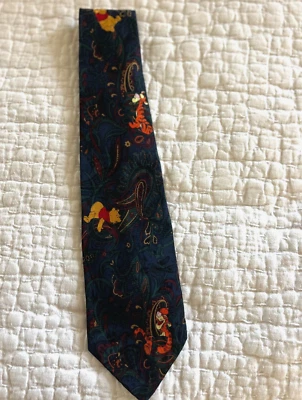 Gravata 100% seda The Disney Store, Tigre Winnie the Pooh  - Imagem 1 de 4