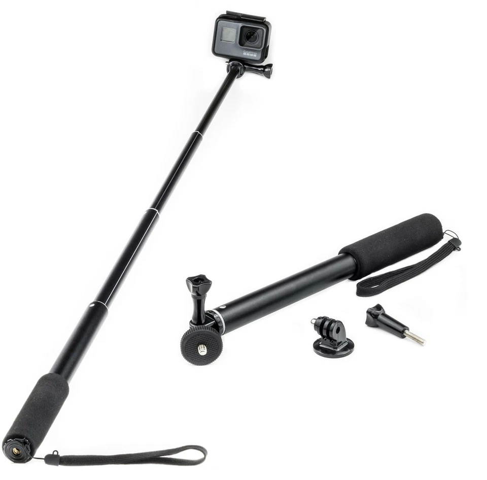 Extendable Selfie Stick Monopod for Akaso EK7000 EK5000 & Apeman Action Camera - Image 1 of 4