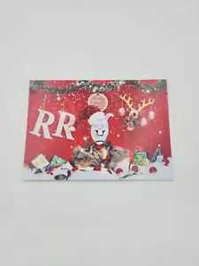 BRAY WYATT signierte Weihnachtskarte 5x7 WWE Shop Feiertage Ramblin Kaninchen Autogramm - Bild 1 von 3