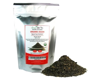 Organic Assam(TGFOP) black Tea with tippy flowery  loose tea Estate Tea 1/4 LB - Image 1 of 4