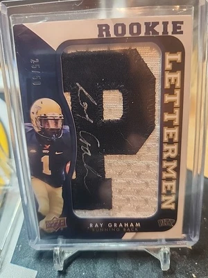 2013 UPPER DECK RAY GRAHAM ROOKIE LETTERMEN "P" PATCH 25/50 PITT PANTHERS RARE - Image 1 of 3