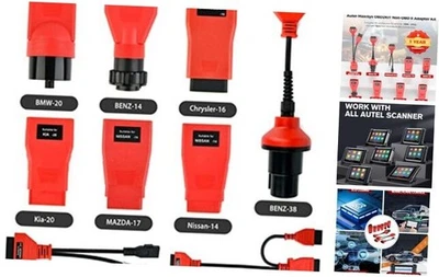  MaxiSys MSOBD2KIT Non-OBDII Adapter Kit, 9PCS Connector for Diagnose OBD 1  - Image 1 of 4