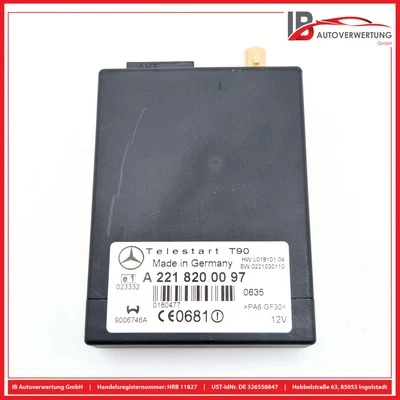 Steuergerät Standheizung Telestart T90 A2218200097 MERCEDES-BENZ S500 W221 - Bild 1 von 4