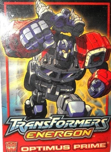 TRANSFORMERS Energon OPTIMUS PRIME Trading Card 2003 complete tech spec leader - Picture 1 of 3