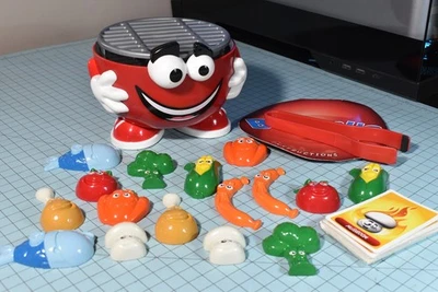 Barbecue Party Game BBQ Grill Vegetables Tongs Drumsticks Goliath 2014 - Image 1 of 4