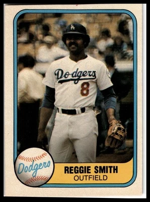 1981 Fleer #111 Reggie Smith - Image 1 of 2
