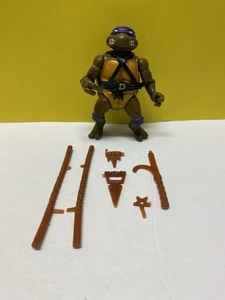 Vintage 1988 Playmates TMNT DONATELLO Hard Head Nice Near Complete Ninja Turtles - Picture 1 of 2