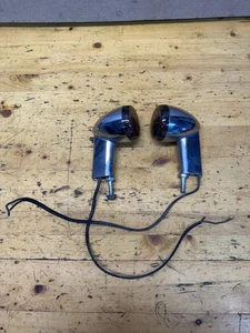 Señales de giro de bala traseras cromadas genuinas Harley Softail Dyna Sportster 2000-13 - Imagen 1 de 8