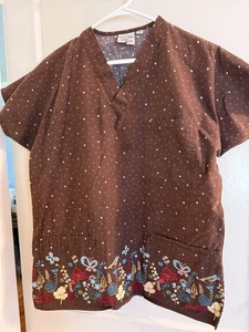 S.C.R.U.BS. Women's Medium Scrub Top with 3 Pockets - Picture 1 of 4